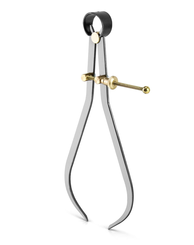 [Australia - AusPower] - QWORK Precision Spring Dividers Calipers, Nut Adjustment 8 Inch Jaw Capacity Outside Calipers 