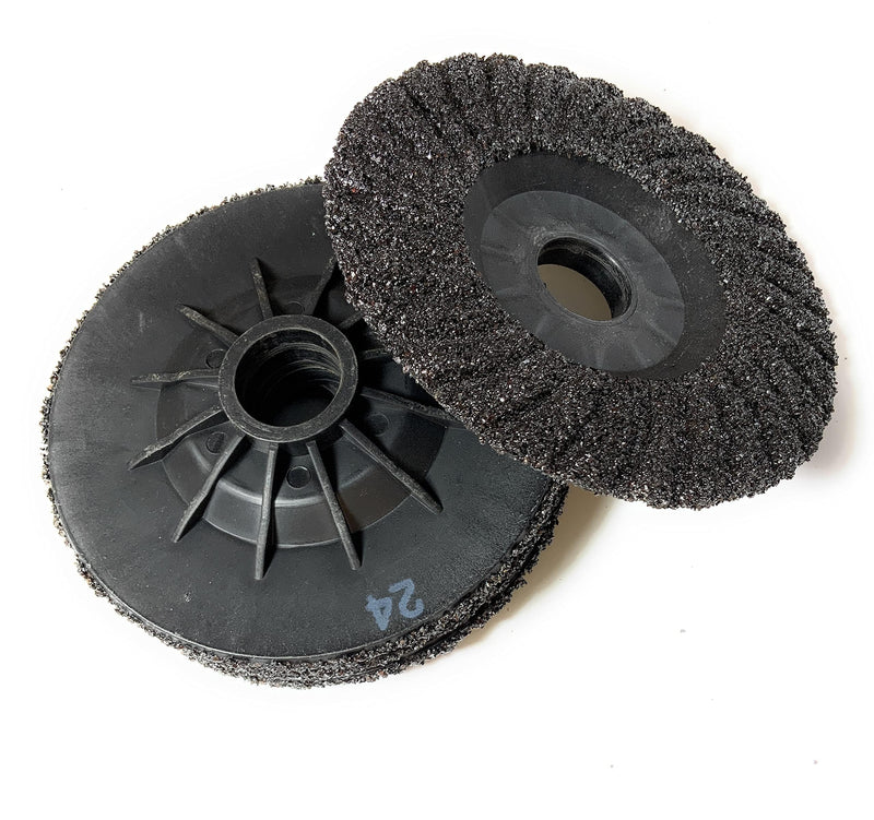 [Australia - AusPower] - SIGNI 5 Pack SiC Plastic Back Grinding Wheel for Granite/Marble/Concrete and Glasses (4.5 INCH, 24 GRIT) 4.5 INCH 
