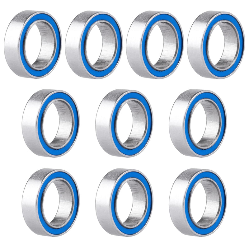 [Australia - AusPower] - RC Ball Bearings 10-Pack Bearing Steel and Double Rubber Sealed Miniature Deep Groove Ball Bearings (8x12x3.5mm) 8x12x3.5mm 