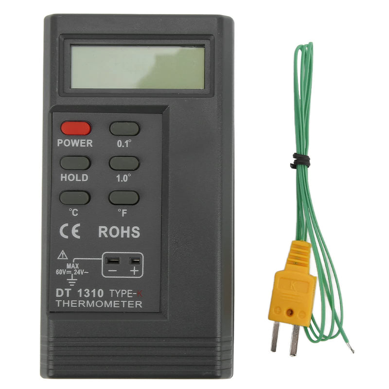 [Australia - AusPower] - ‑1310 Digital Thermocouple Temperature Thermometer Portable Digital K Type Thermoemter The Off/℃/℉ Switch ‑200℃‑1370℃ / ‑328°F‑2498 °F 