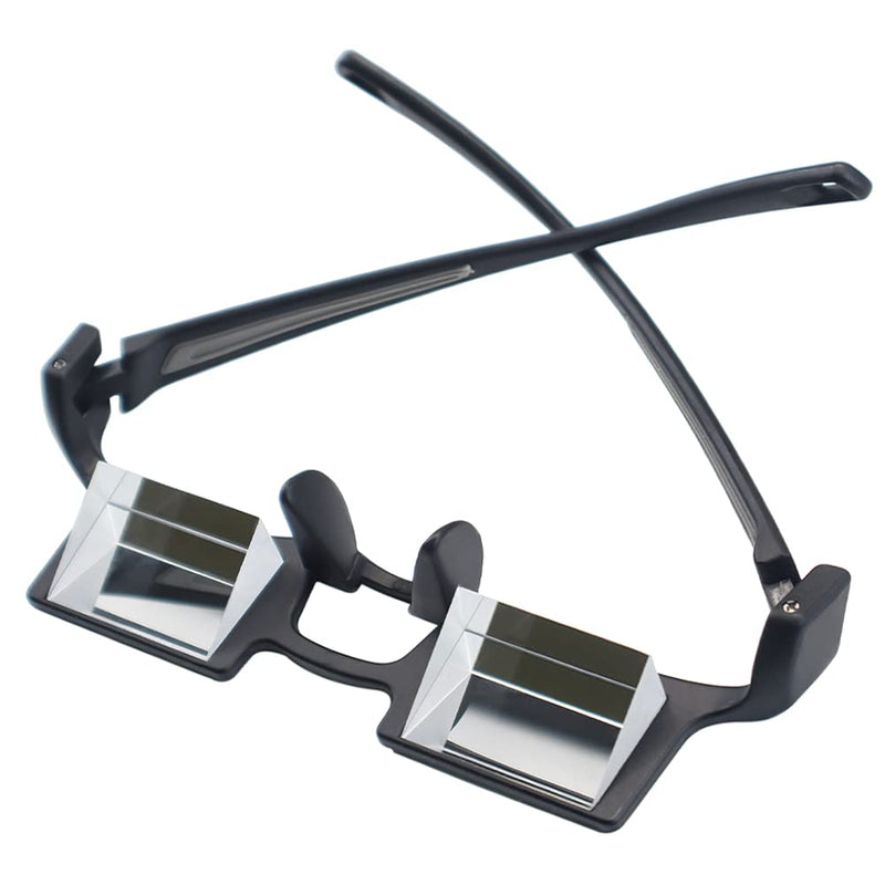 [Australia - AusPower] - Prism Glasses Lazy Glasses Horizontal Position Glasses for lying down 90 Degree Glasses for Laying Down Reading and Watching TV 
