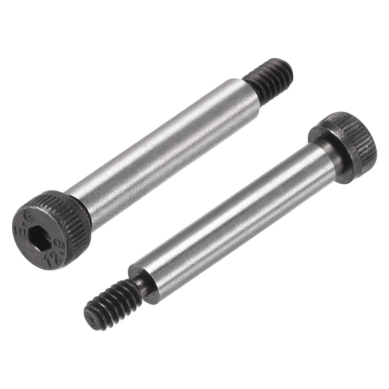 [Australia - AusPower] - uxcell Alloy Steel Hexagon Socket Head Shoulder Screws Bolts, 1-3/4" Shoulder Length, 1/4" Shoulder Dia, 10-24 Thread, 6pcs 1-3/4" x 1/4" 