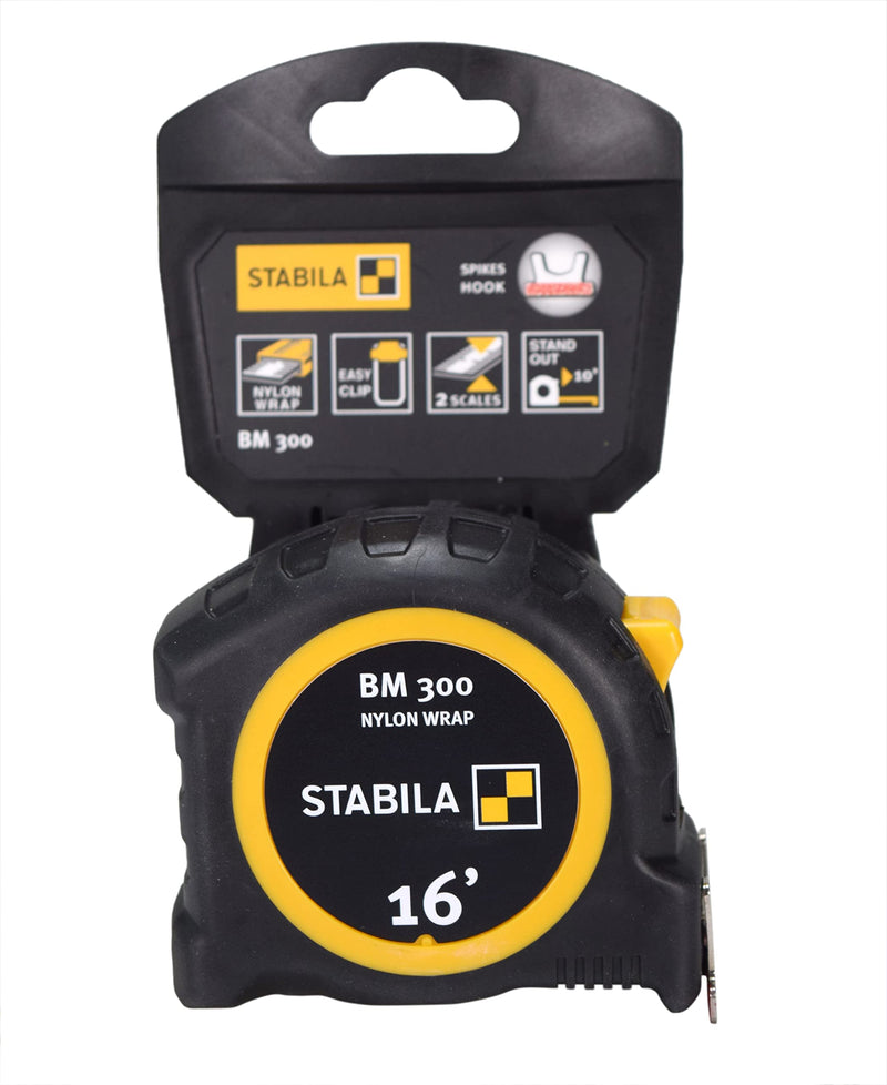[Australia - AusPower] - Stabila Pocket Measure Tape Bm 300 16 Ft Imperial Scale 