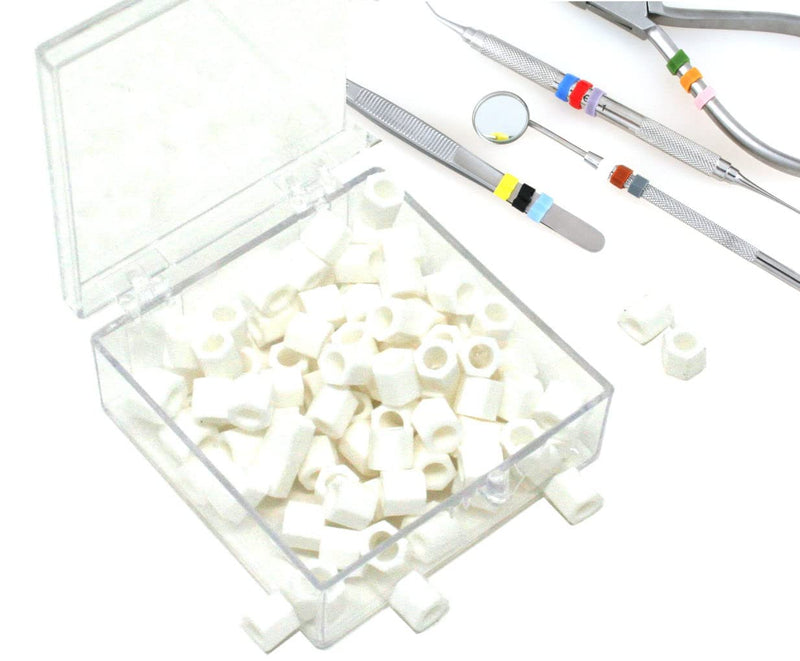 [Australia - AusPower] - Silitone Color Bands Pack of 100 (White) White 
