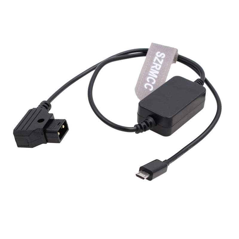 [Australia - AusPower] - SZRMCC Nucleus Nano Follow Focus Motor or Handwheel Straight Micro USB 5V Regulated to D-Tap Power Cable for Tilta 