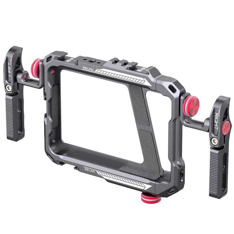 [Australia - AusPower] - ULANZI Smartphone Video Rig with Handle, LINO Filmmaking Case Aluminum Alloy Phone Video Stabilizer Grip Tripod Mount for Video Maker Videographer with Cold Shoe for iPhone 13 Mini Pro Max 8 Plus 