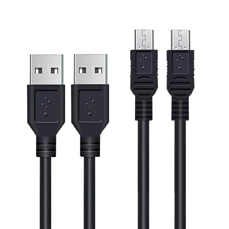 [Australia - AusPower] - Replacement for Canon Camera USB Cable Mini USB Data Transfer Cable Cord Compatible with Canon PowerShot/Rebel/EOS/DSLR Cameras and Camcorders (IFC-400PCU) 3FT+5FT 