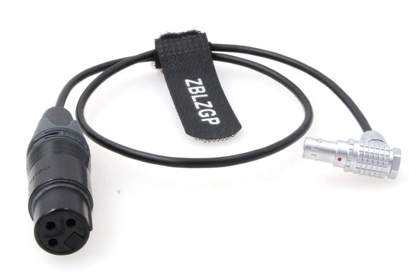 [Australia - AusPower] - ZBLZGP 3 Pin XLR Female to Right Angle 0B 6 Pin Male Audio Cable for ARRI Alexa Mini LF Camera 