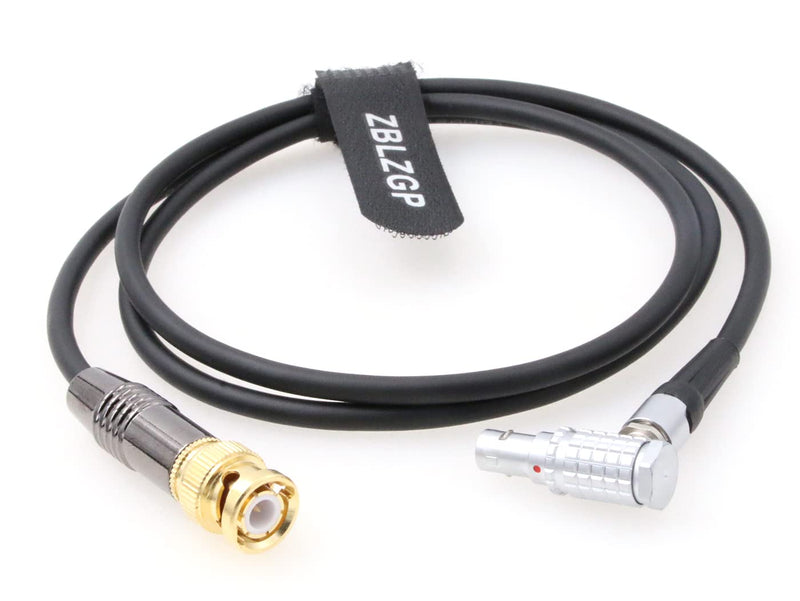 [Australia - AusPower] - ZBLZGP BNC to 5 Pin Timecode Cable for ARRI Alexa Mini/XT Camera Sound Devices ZAXCOM (Right Angle 5 pin) Right Angle 5 pin 