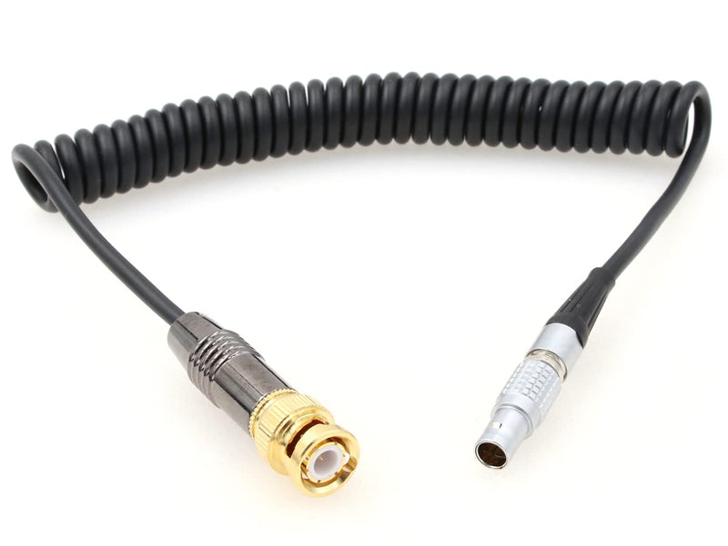 [Australia - AusPower] - ZBLZGP Timecode Sync Cable| BNC to 5 Pin SMPTE Timecode Cable for ARRI Alexa Mini/XT Camera| Sound Devices ZAXCOM coiled cable 
