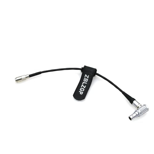 Timecode Sync Cable Din 1.0/2.3 Male to EXT 9 Pin Right Angle for RED Komodo 6K Camera