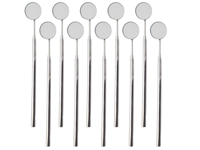 [Australia - AusPower] - Dental Mouth Mirror Pack of 10 with Stainless Steel Handle by Artman Instruments 