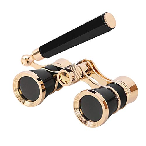 Aroncent 3X25 Opera Glasses Theater Binoculars Adjustable Handle, Black