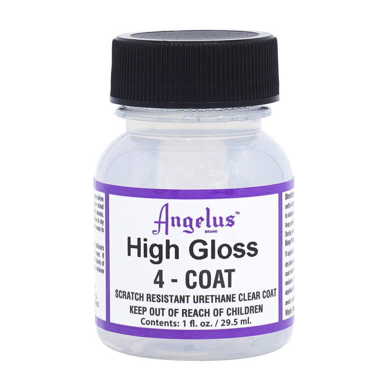 Angelus 4-Coat Finisher, 1 Ounce Bottle, High Gloss (904-01-000)