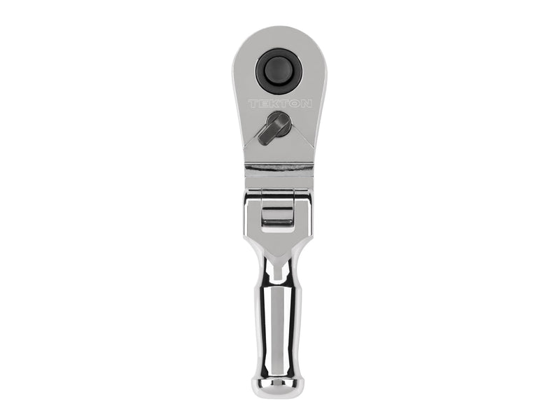 TEKTON 3/8 Inch Drive Folding Quick-Release Stubby Ratchet | SRH35104