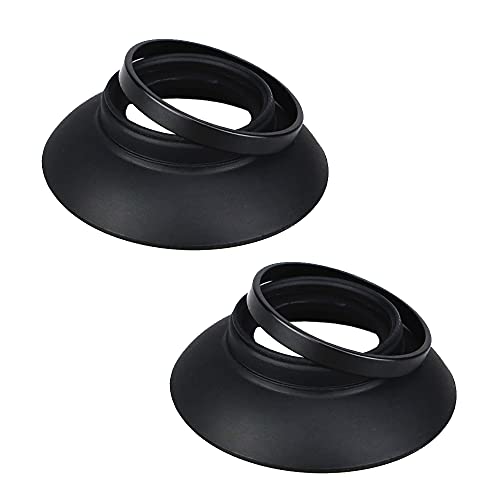 DK-19 Eyecup Eyepiece Viewfinder for Nikon D810 D810A D800 D800E D700 F6 D5 Camera (2 Pack)