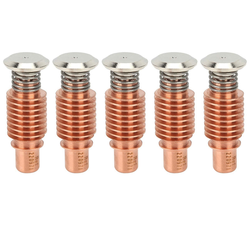 [Australia - AusPower] - Eujgoov 5Pcs 220971 Plasma Torch Electrode Copper Plasma Electrode Replacement Plasma Cutter Electrodes 