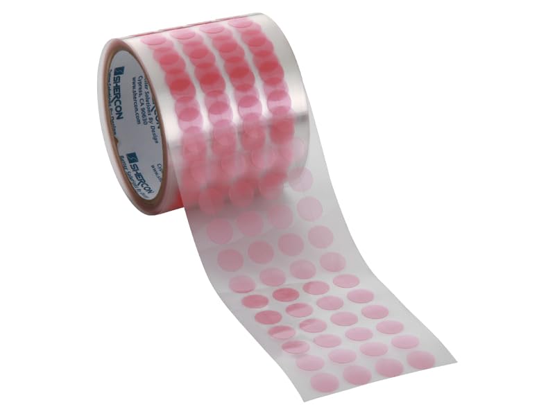 [Australia - AusPower] - Caplugs SH-48769 Red Polyester Masking Discs - PR00562 Powder Coating, E-Coating, Anodizing and Other High-Temp Masking Applications - 9/16" Disc, Red (2,000 discs per roll) 