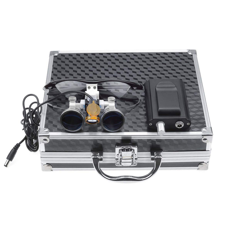 [Australia - AusPower] - 3.5X-420mm Loupe with 3W Headlamp (Black) Black 