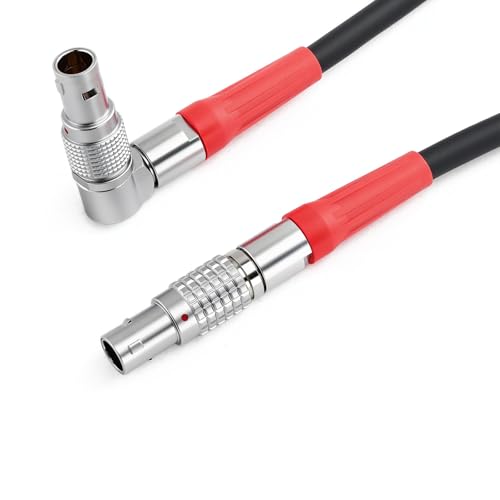 Cforce Lens Motor Cable Elbow 4 pin Male to 0B 4 pin Male for Arri LBUS FIZ MDR Wireless straight-elbow