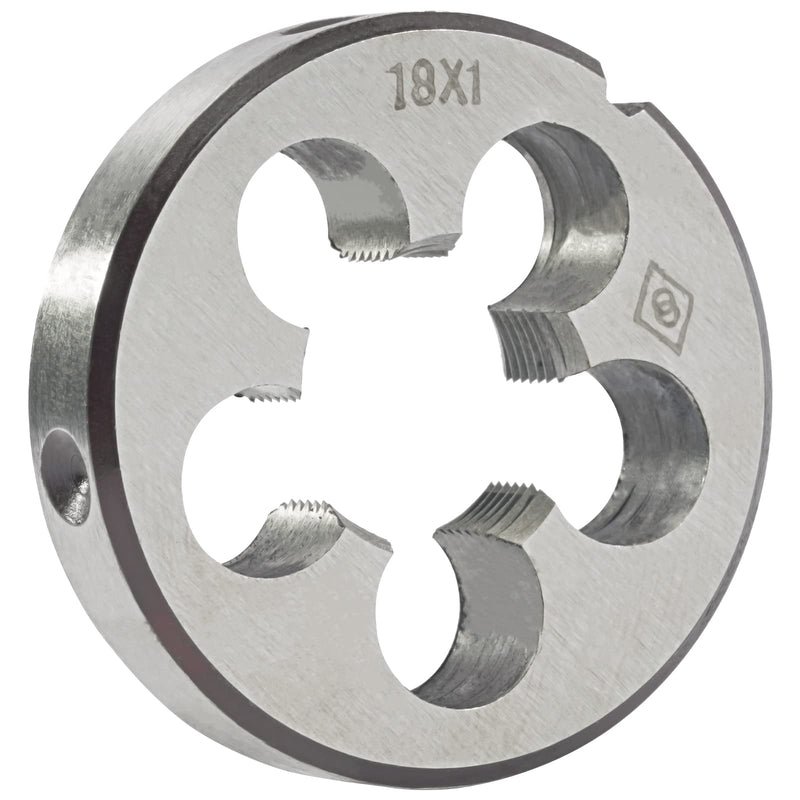 [Australia - AusPower] - M18 x 1 Metric Round Die, Machine Thread Die M18 X 1.0mm Right Hand 