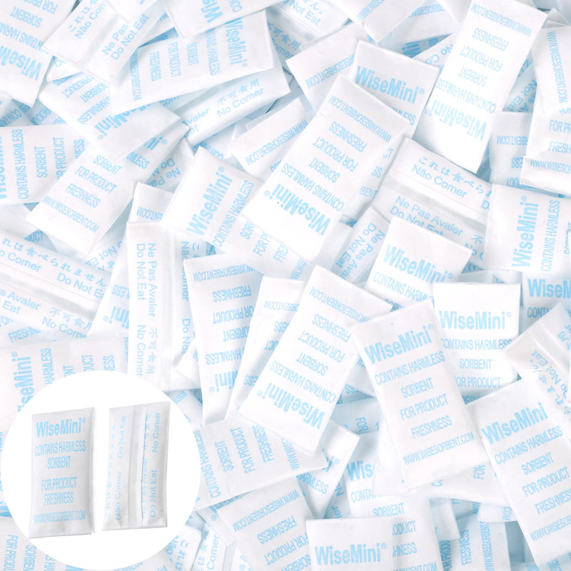 Wisesorb 0.25 Gram 1200 Pack Silica Gel Packets, Dessicant Packets, Silica Gel Packs, Moisture Absorbers for Food Storage, Food Safe Desiccant Dehumidifiers 0.25g*1200Pcs