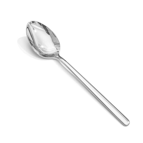 12-Piece 8-Inch Dinner Spoons Set, 18/10 Stainless Steel, Not Teaspoons 12-Piece Dinner Spoon