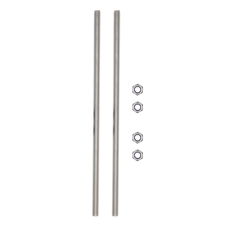 [Australia - AusPower] - M8x250mm Fully Threaded Rod Studs Long Metric Threaded Screw 304 Stainless Steel Right Hand Threads All Threaded Rod Studs for Anchor Bolts Clamps Hangers U-Bolts 2 Pack M8*250mm 