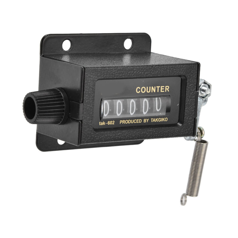 [Australia - AusPower] - Bale Counter, Number Counter Reliable Durable 5 Digit Counting Reset Function Glass Mirror Design for Machine for Industry for Printing 