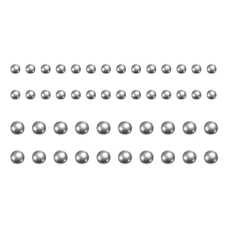 [Australia - AusPower] - uxcell 2000pcs 1mm, 0.5mm 304 Stainless Steel Bearing Balls G25 Precision 
