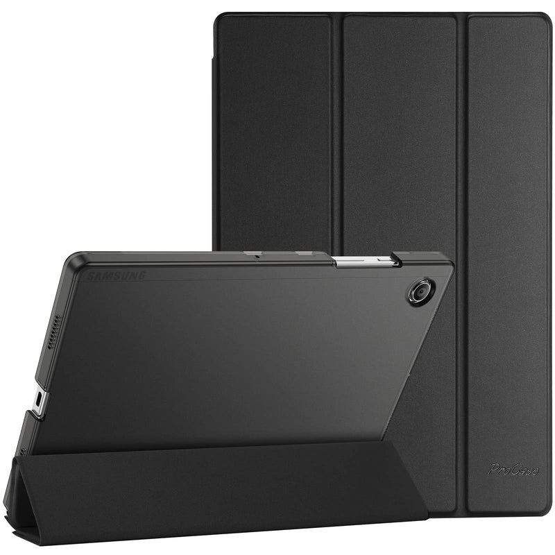 [Australia - AusPower] - Smart Case for Galaxy Tab A8 10.5, Slim Stand Hard Back Shell Protective Smart Cover Case for Galaxy Tab A8 10.5 Inch 2022 SM-X200 X205 X207 -Black Black 