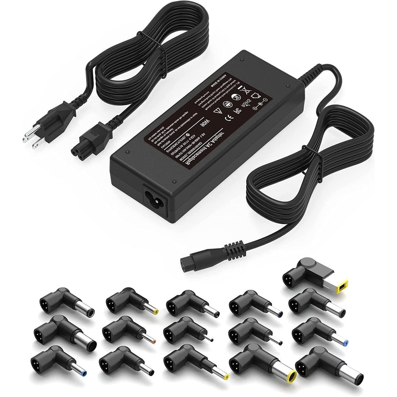 [Australia - AusPower] - 90W Universal AC Adapter Laptop Charger Replacement for Dell HP Acer Asus Lenovo IBM Toshiba Samsung Sony Fujitsu Gateway Notebook Ultrabook Chromebook Power Supply Cord with 16 Tips 90W LAPTOP CHARGER 
