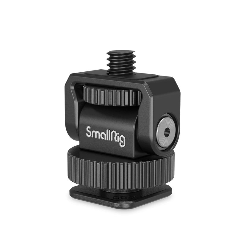 [Australia - AusPower] - SmallRig 1/4" Mini Ball Head Cold Shoe Mount Adapter with 1/4"-20 Thread for Camera Phone Cage LED Video Light-3577 