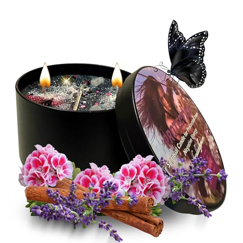 Protection Spell Candle | Coconut Wax Candle | Negativity, Psychic Attacks & Evil Intentions | Wiccan Pagan Hoodoo Conjure (14 oz) Large 14oz
