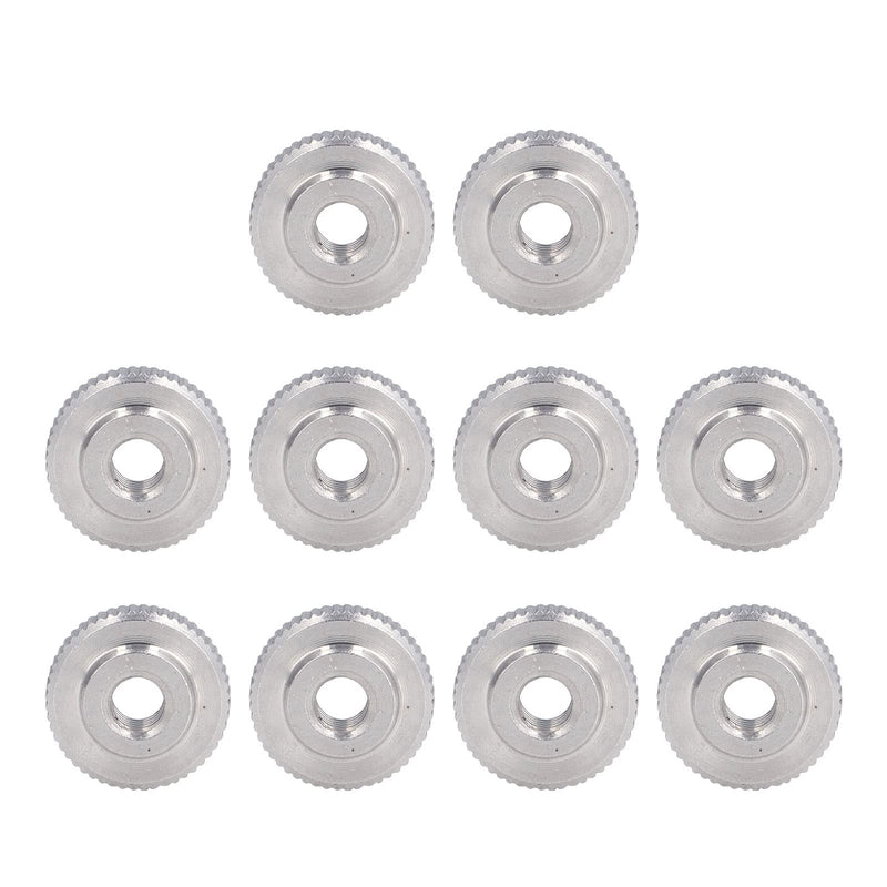 [Australia - AusPower] - Knurled Thumb Nut 304 Stainless Steel Knurled Flat Head Through Hole Handle Nut Tightening Nut Knurled Knob(M5) M5 