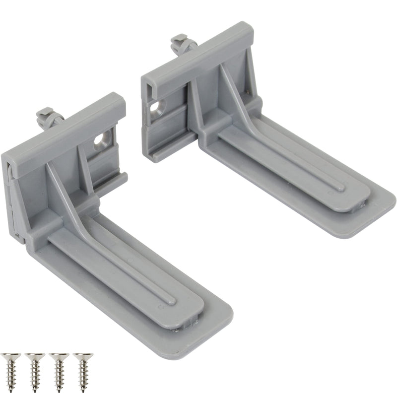 [Australia - AusPower] - TOUCH Rear Mounting (5 Pairs, 10 Pcs) for Undermount Soft-Close Drawer Slides Socket, Drawer Track Back Mount Brackets for Face Frame Cabinets Drawer Gildes Rear Mount 5.0 