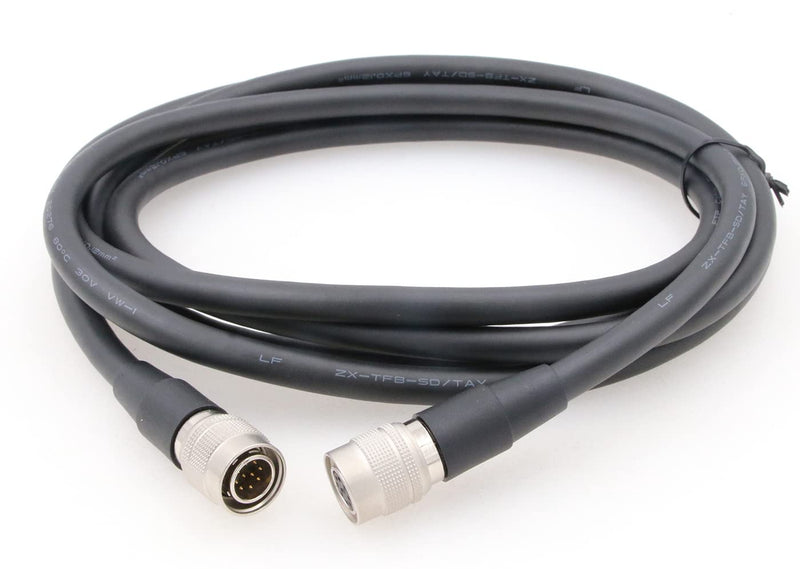 [Australia - AusPower] - ZBLZGP RCP OCP ROP Remote Control Cable Hirose 10 Pin Male to Female for Panasonic 300/50 Studio Camera RC10 CCU MSU (2M) 2M 