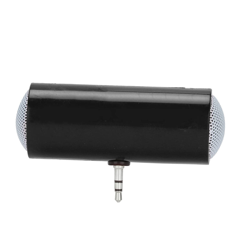 [Australia - AusPower] - PUSOKEI Mini Portable Speaker, Wireless Plug in Speaker with Clear Bass 3.5mm AUX Audio Interface, Plug and Play for Smartphone Tablet Computer MP3 and MP4(Black) black 