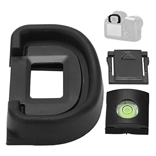 Zyyini Camera Eyecup for, EC-II Camera Eyecup Eyepiece Viewfinder Protector Replacement, with Camera Hot Shoe Level and Cover,for -1V/1Ds Mark II/1D Mark II N/1D Mark II/1DS/1D