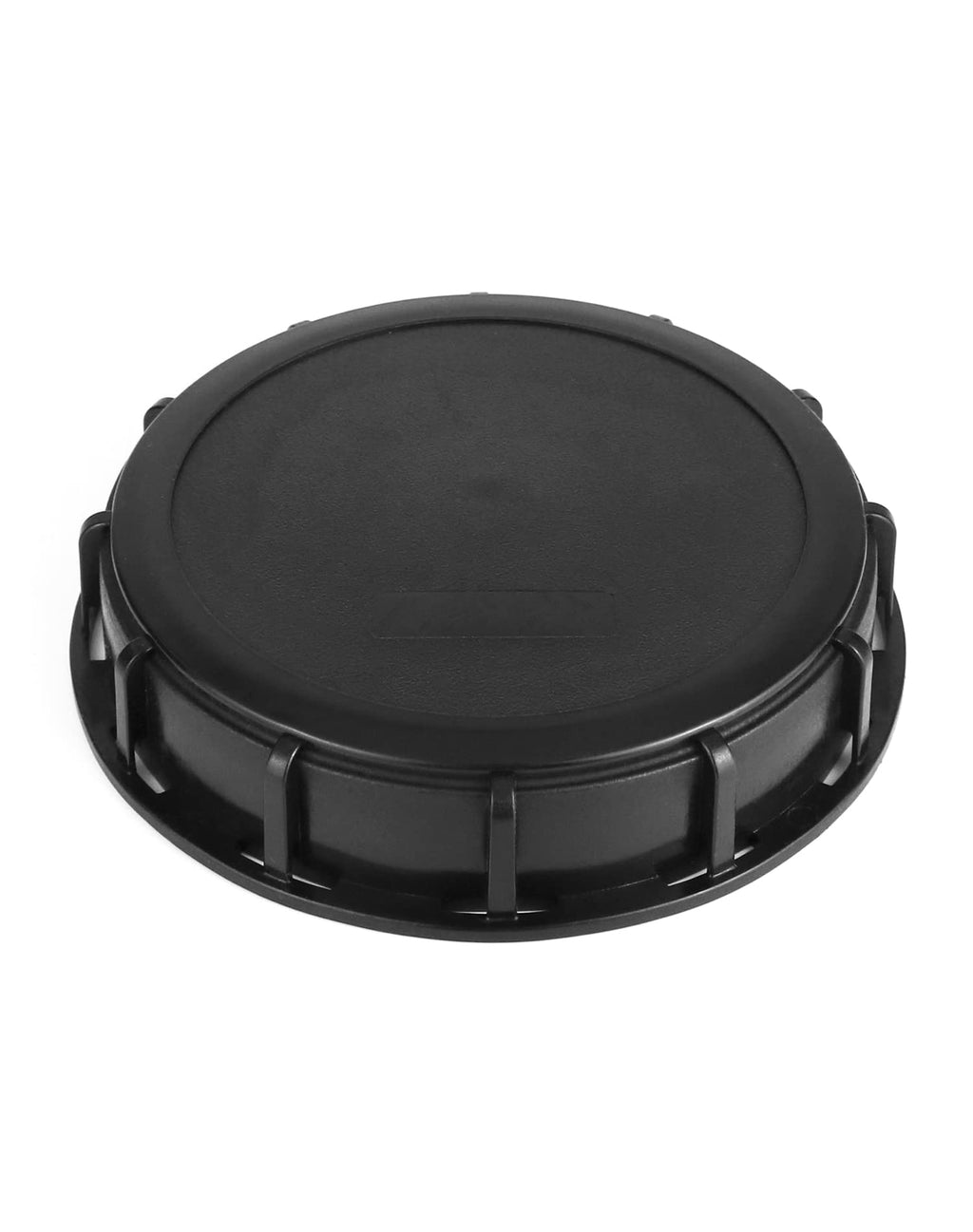 QWORK Black 6" Solid Cap for Mauser IBC Tote - High Density Polyethylene (HDPE) - Industrial-Grade Secure Seal - Resistant to Impact and Harsh Chemicals 1 pack