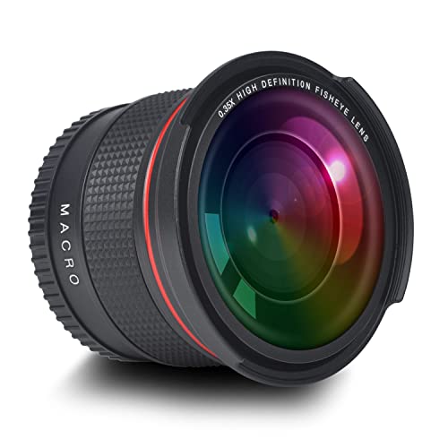 55mm 0.35x Fisheye Wide Angle Lens Macro Portion for Canon DSLR Camera 55MM Thread Lens
