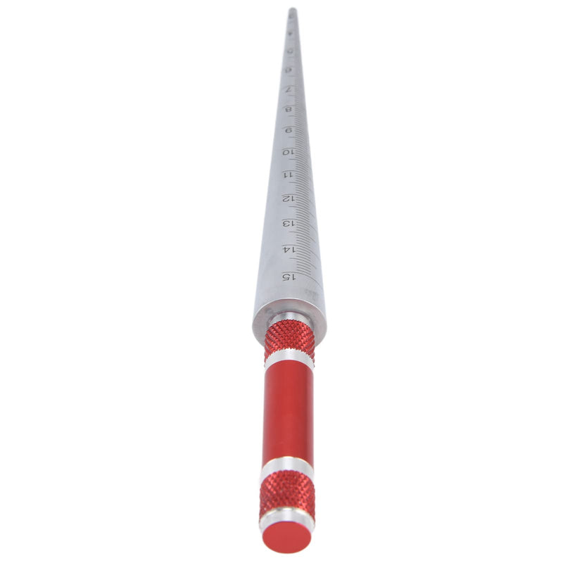 [Australia - AusPower] - Aperture Gauge, Stainless Steel Conical Inner Diameter Inspection Measurement Tool 3‑15mm Used to Measure the Inner Diameter and Hole of Thin Walled Parts 