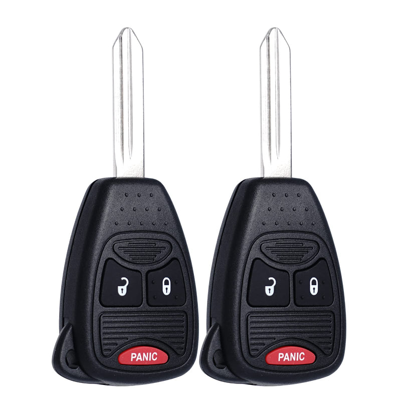 [Australia - AusPower] - Key Fob Remote Replacement Fits for Dodge Ram 1500 2500 3500 2006 2007 2008 Dakota Magnum Durango Nitro Charger Avenger Caliber Jeep Wrangler Patriot Grand Cherokee Keyless Entry Remote OHT692427AA 