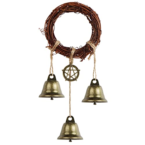 Witch Bells for Door Knob, Handmade Witchcraft Decor for Home Protection, Wiccan Altar Supplies, Witchy Pagan Supplies for Attracts Positive, Boho Gift for Garden, Kitchen, Witches Aesthetic Things 1