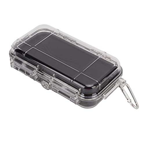 Alomejor compact ABS plastic EDC storage box with anti-skid rubber pad for camping and hiking gear