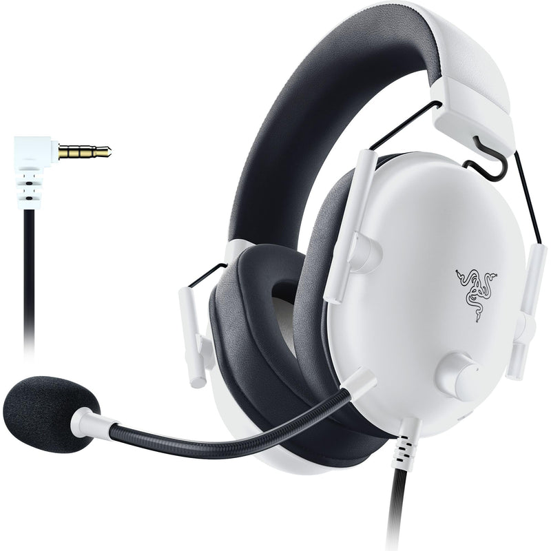 [Australia - AusPower] - Razer BlackShark V2 X Gaming Headset: 7.1 Surround Sound - 50mm Drivers - Memory Foam Cushion - for PC, Mac, PS4, PS5, Switch - 3.5mm Audio Jack - White 
