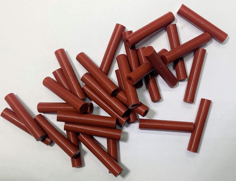 [Australia - AusPower] - Protection Force Flat End Cap for 3mm 1/8 inch OD (Pack of 50) Pipe Post Tube End Cover Screw Thread Protectors Paint Masking High Temp and Reusable Rubber 3mm(1/8") 
