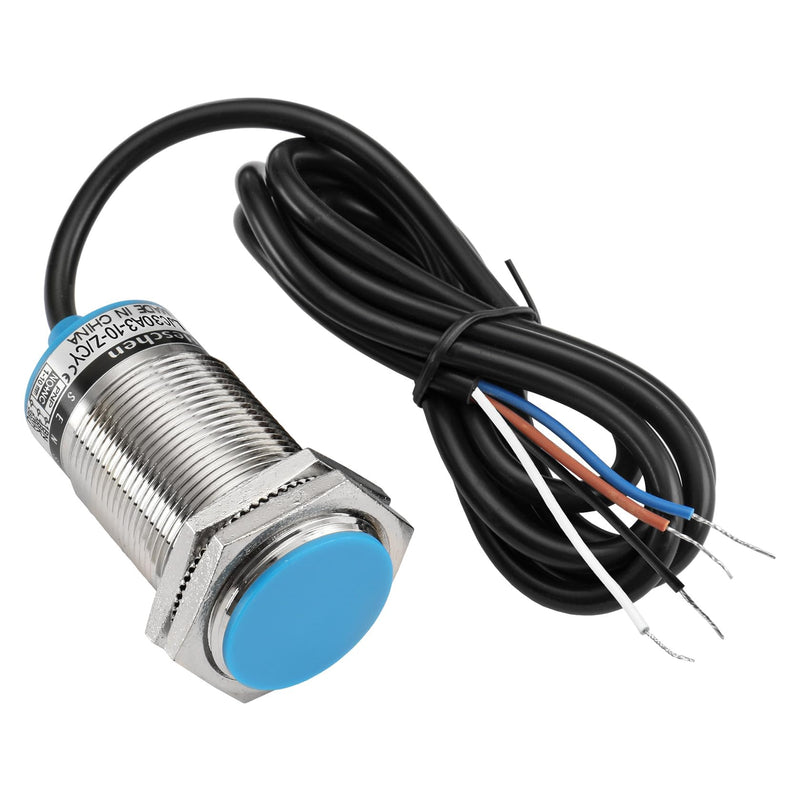 [Australia - AusPower] - Heschen M30 Capacitive Proximity Sensor Switch, Shield Type, LJC30A3-10-Z/CY, Detection 1-10mm, 10-30VDC 200mA, PNP NO+NC, 4 Wire 