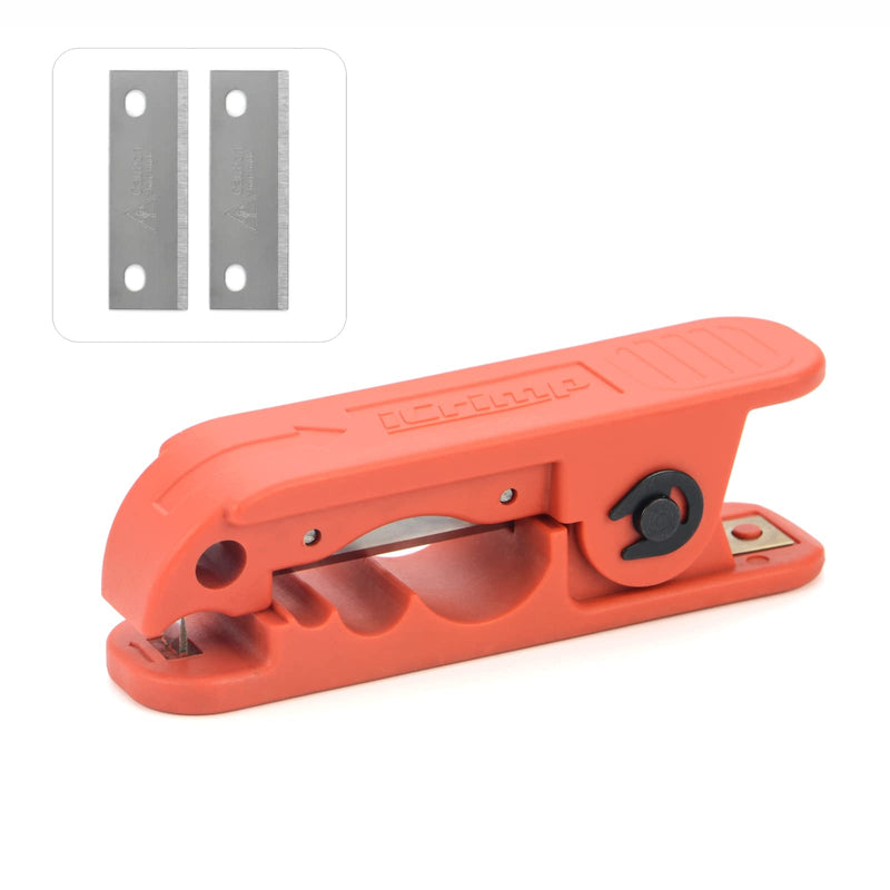 [Australia - AusPower] - iCrimp ICP-240 Cable Stripper for AWG 12 to 4/0 Round Cables, Radial Wire Stripper with 2 Extra Blades 