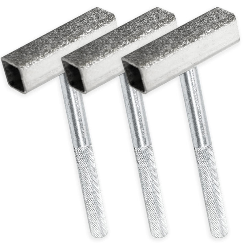 SZXMDKH 3 x Dresser Diamond Sanding Discs Dresser Stone Chest of Drawers Table Grinding Machine for Grinding Deburring Discs, Silver